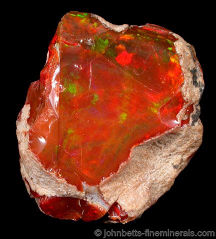 Precious Fire Opal Gemstone Image