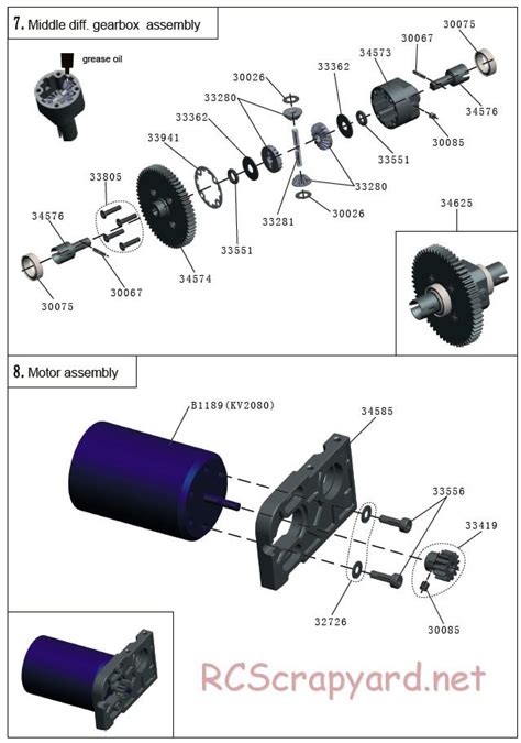 Acme Racing Mt Exploded Views And Parts Lists A T