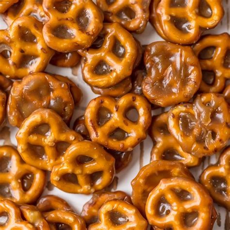 Butter Toffee Pretzels Simply Sated