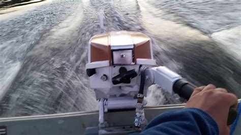 Chrysler 99 Hp Outboard 2 Stroke Motor 1971 Youtube