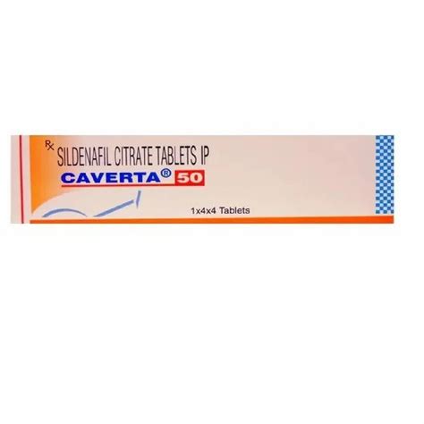 Caverta 50mg Tablet At Rs 100 Pack Sildenafil Citrate Tablets In