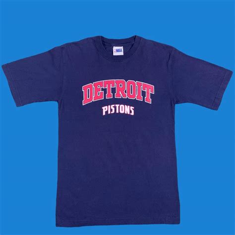 Vintage Detroit Pistons Nba Basketball T Shirt Depop