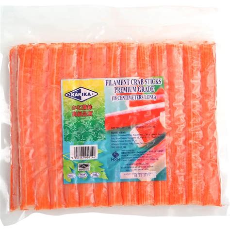 Frozen Kanika Filament Crab Stick 18cm 1kg Halal DELIVERY AREA KL PJ