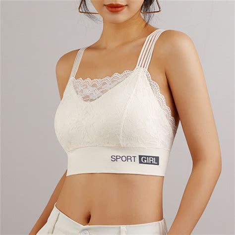 Cyprus Womens Sports Bra Push Up Full Cup Bra Sexy Lace Underwear