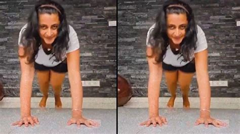 Watch Kaniha Aces The Plank Challenge Video Goes Viral