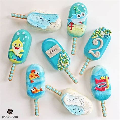 Baby Shark Cake Pop Ideas Forde250vanforsale