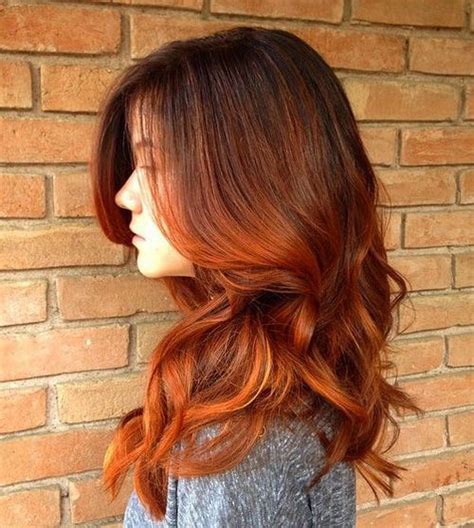 Ombre Auburn Hair Styles Weekly