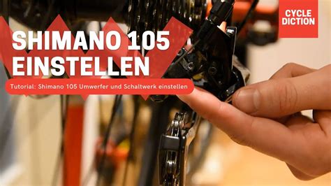 Shimano Richtig Einstellen Schaltwerk Und Umwerfer Einstellen