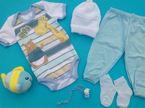 Kit roupa bebê reborn menino Elo7 Produtos Especiais