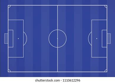 Vektor Stok Football Field Soccer Field Background Vector Tanpa