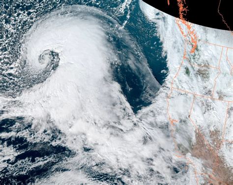 'Bomb cyclone' begins forming off California coast: photos