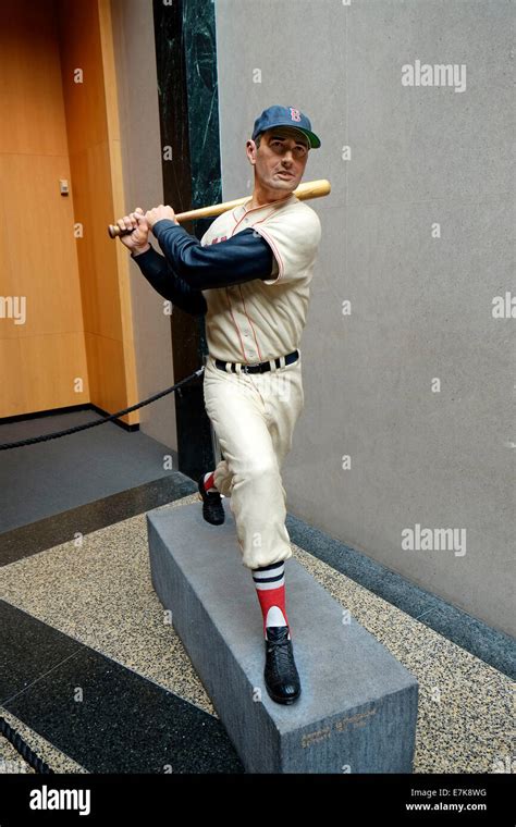 Boston Red Sox Ted Williams At The National Baseball Hall Of Fame