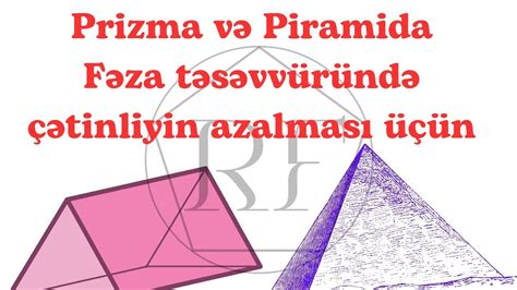 Prizma və Piramidanı Əyani təsəvvür etməkdə çətinliyin azaldılması üçün