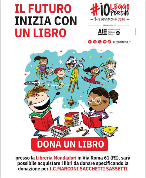 Io Leggo Perch Il Futuro Inizia Con Un Libro Ic Marconi Sacchetti