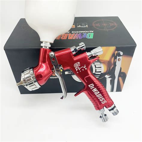 Spray Guns Devilbiss Gti Pro Lite Gold Hv30 1 3mm Nozzle Spray Gun Proffesional Paint Gun Garage