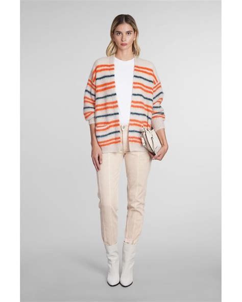 Isabel Marant Dana Cardigan In Red Lyst