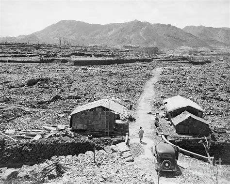 Nagasaki After Bombing by Bettmann