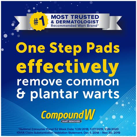 Buy Compound W Wart Remover Maximum Strength One Step Pads Pack Of 14