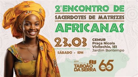 Cemur sedia 2º Encontro de Sacerdotes de Matrizes Africanas de Taboão