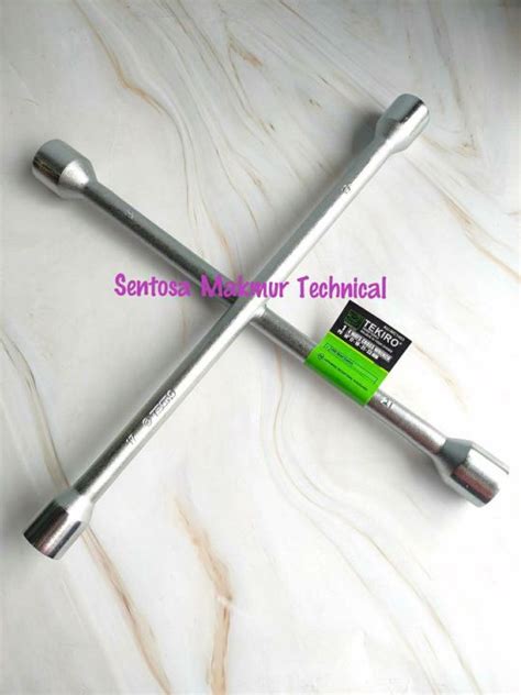 TEKIRO 14 Kunci Roda X Palang Silang Ban Mobil 4 Ways Cross Wrench