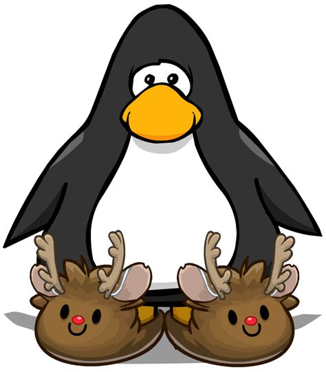 Reindeer Puffle Slippers New Club Penguin Wiki Fandom