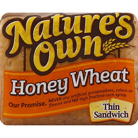 Nature S Own Honey Wheat Thin Sandwich Bread Oz Bag Multi Grain