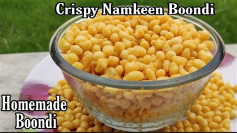 Crispy Boondi Recipe Namkeen Boondi Homemade Boondi Special Curd