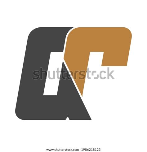 Initial Qr Letter Logo Design Vector Stock Vector Royalty Free