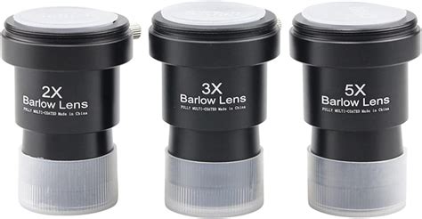 Amazon Telescope Barlow Lenses Kit X X X Inch Telescope