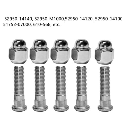 M X Chrome Wheel Lug Stud Nut For Hyundai Sonata Elantra Tucson