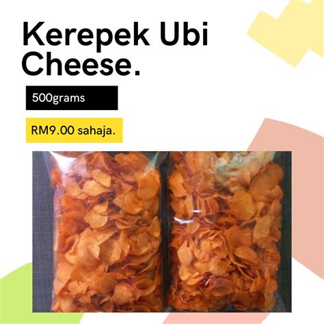 KEREPEK UBI CHEESE RANGGUP SEDAP CHEESY 500GRAMS Shopee Malaysia