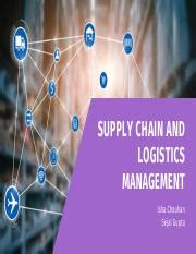 SCLM Case ZARA Pdf SUPPLY CHAIN AND LOGISTICS MANAGEMENT Isha