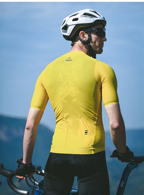 Mens 2020 PRO Yellow Cycling Jersey For Sale Cycling Jersey Cycling