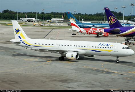 F GYAO Myanmar Airways International Airbus A321 111 Photo By Jivesh