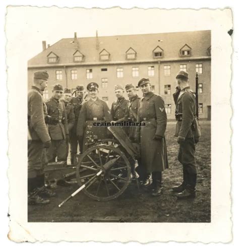 Orig Foto Soldaten Ir Mit Infanteriegesch Tz In Kaserne Worms