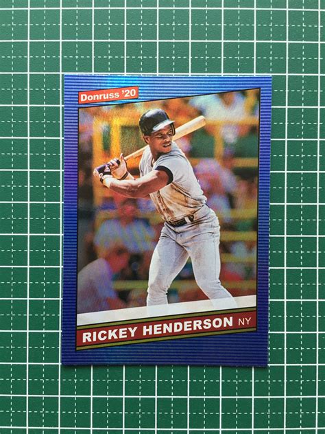 PANINI MLB 2020 DONRUSS 219 RICKEY HENDERSON NEW YORK YANKEES ベースカード