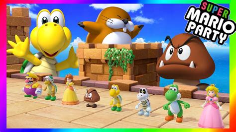 Super Mario Party Minigames Goomba Vs Shy Guy Vs Koopa Troopa Vs