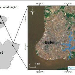 Mapa Das Reas Vulner Veis De Inunda O Da Cidade De Bel M Pa Fonte