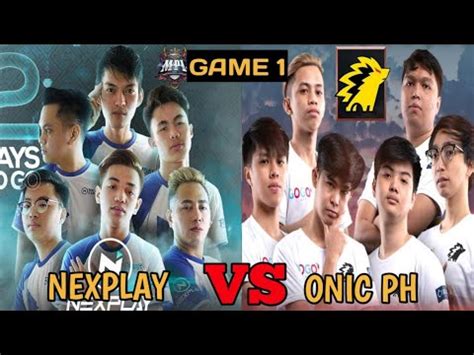 Onic Ph Vs Nexplay Solid Game Mpl Ph Season Regular Season Week