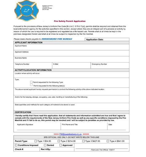 Sfb 12024 Permit Appl Woolwich Township Nj