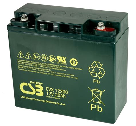 Csb Evx Ah Cyclic Vrla Battery Free Delivery Mds Battery