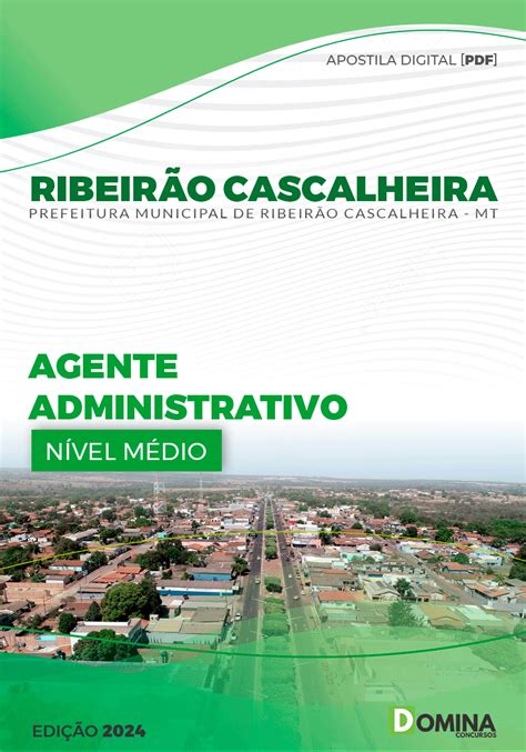 PDF Apostila Prefeitura de Ribeirão Cascalheira MT 2024