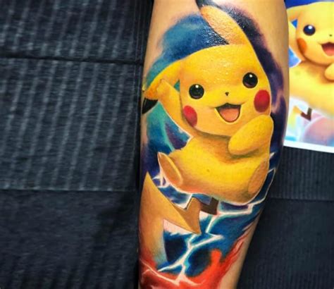 Pikachu Painting Tattoo - Wiki Tattoo