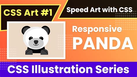 Creating A Responsive Panda Teddy Illustration With Html And Pure Css