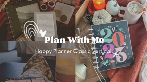 Chatty Plan With Me Happy Planner Classic Vertical Journaling