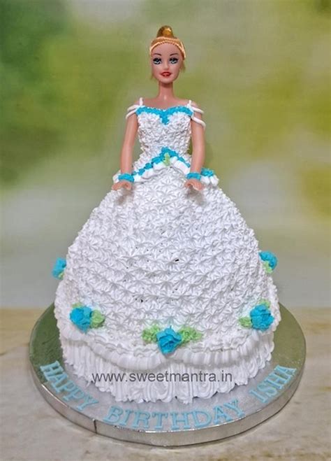 White Barbie Cake Decorated Cake By Sweet Mantra CakesDecor