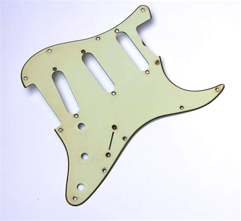 Guitarslinger Products Aged Pickguard Sc Mint Green Fits To Strat