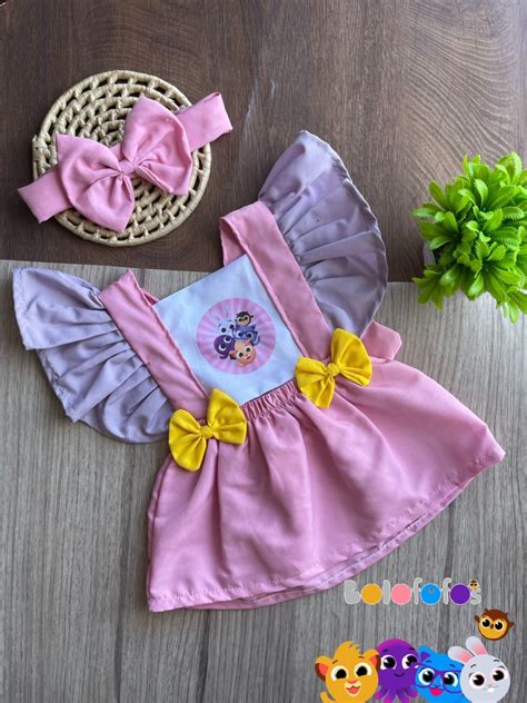 Romper Bolofofos Bebê Luxo Faixa de Cabelo Elo7