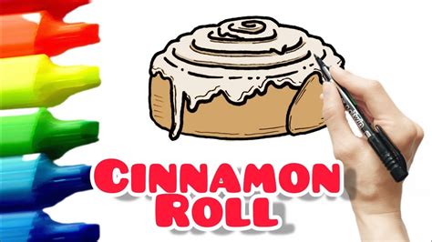 How To Draw Cinnamon Roll Youtube