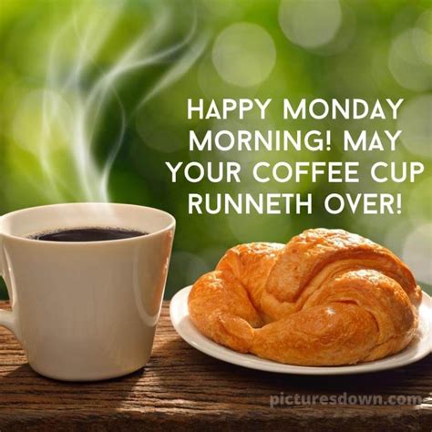 Good morning monday coffee image rosette - picturesdown.com